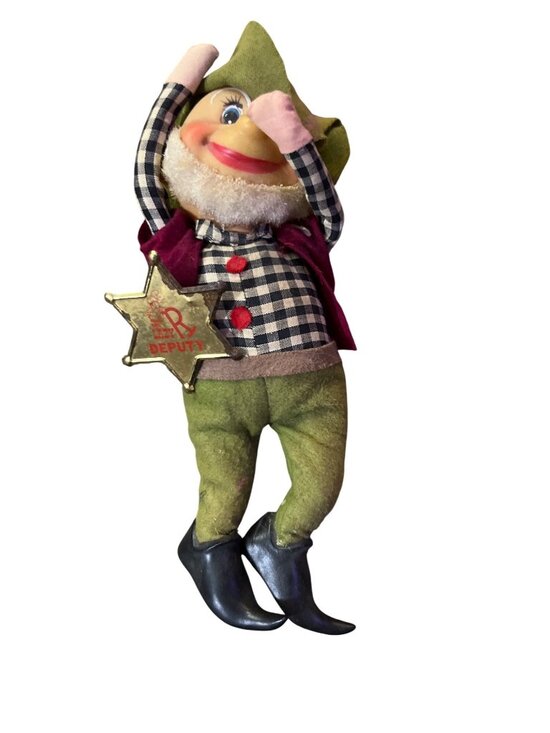 Other - Vintage Lazy R Deputy Pixie Hillbilly Elf Holding Star Figure Used